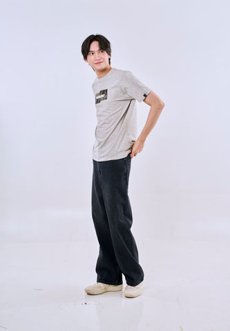 Mossimo Lucian Heather Gray Classic Fit Tee For Men
