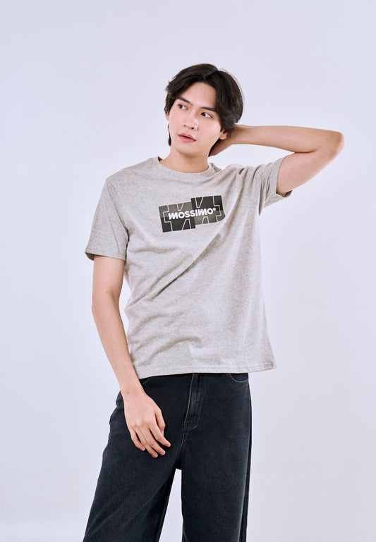 Mossimo Lucian Heather Gray Classic Fit Tee For Men