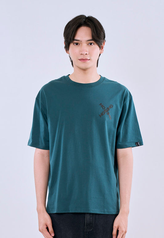 Mossimo Briar Blue Green Modern Fit Tee For Men