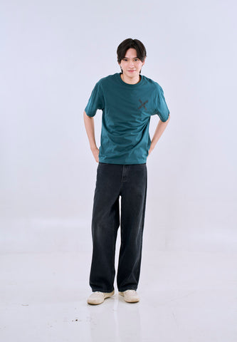 Mossimo Briar Blue Green Modern Fit Tee For Men