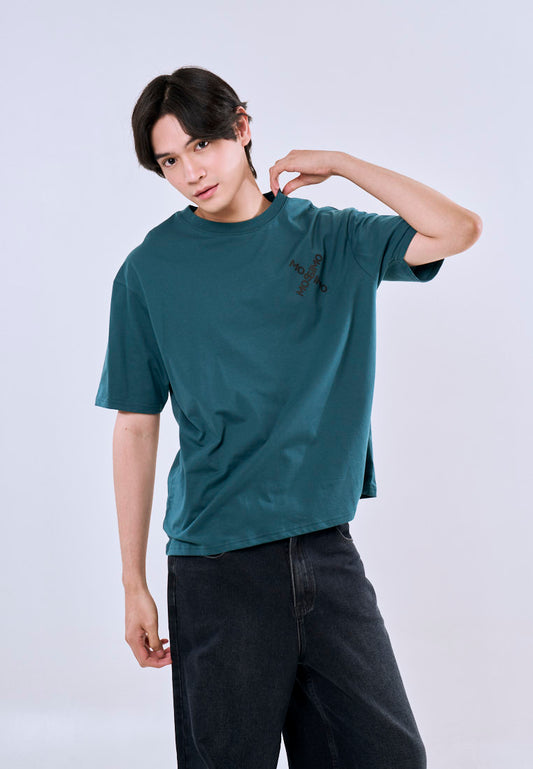 Mossimo Briar Blue Green Modern Fit Tee For Men