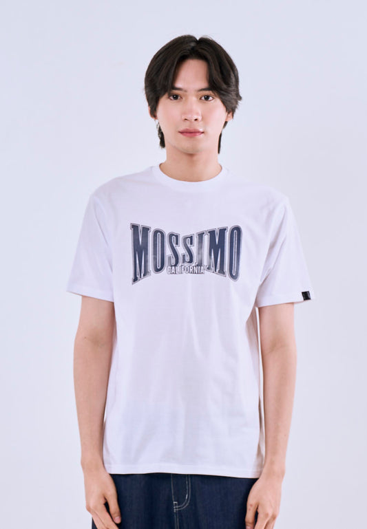 Mossimo David White Classic Fit Tee For Men