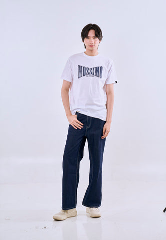 Mossimo David White Classic Fit Tee For Men