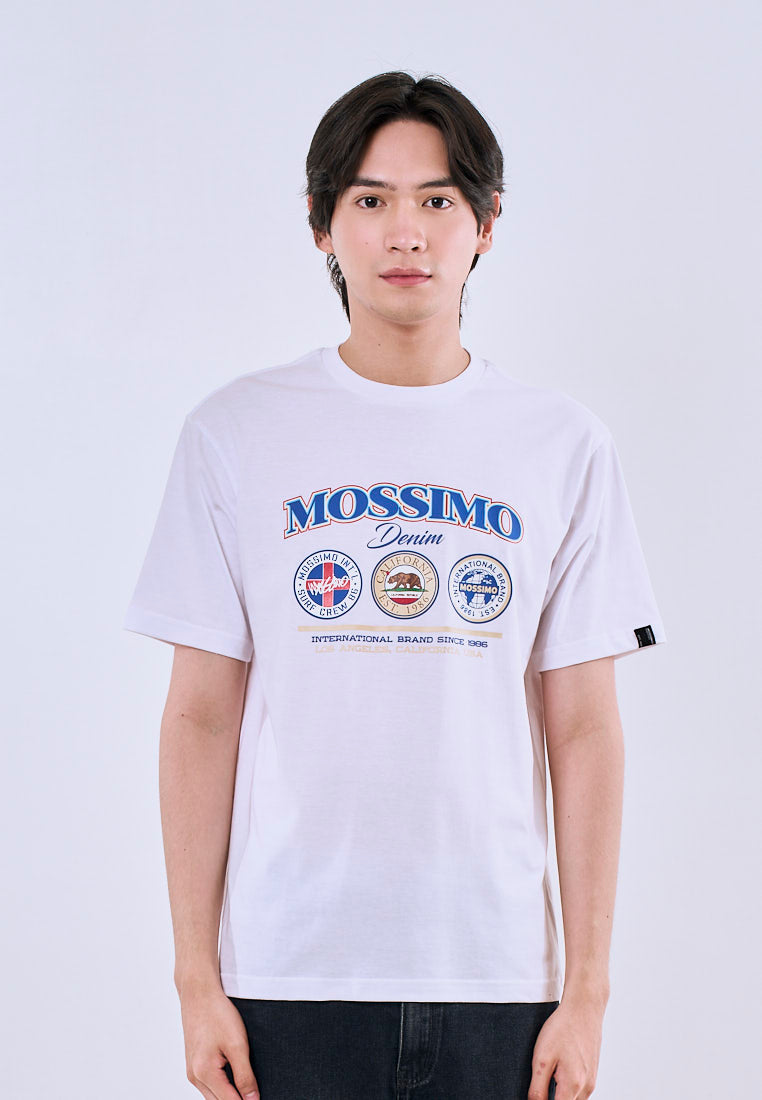 Mossimo Zephyr White Comfort Fit Tee For Men