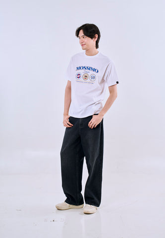 Mossimo Zephyr White Comfort Fit Tee For Men