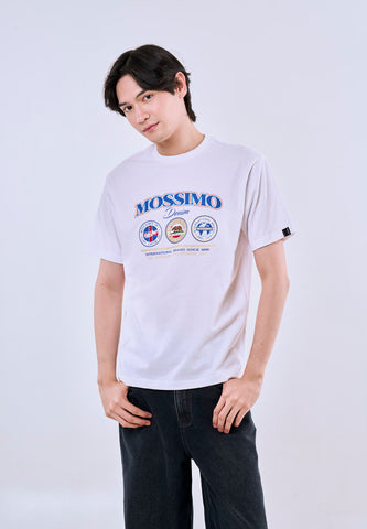 Mossimo Zephyr White Comfort Fit Tee For Men