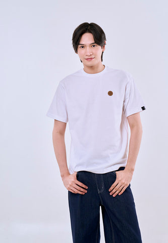 Mossimo Axel White Premium Comfort  Fit Tee For Men