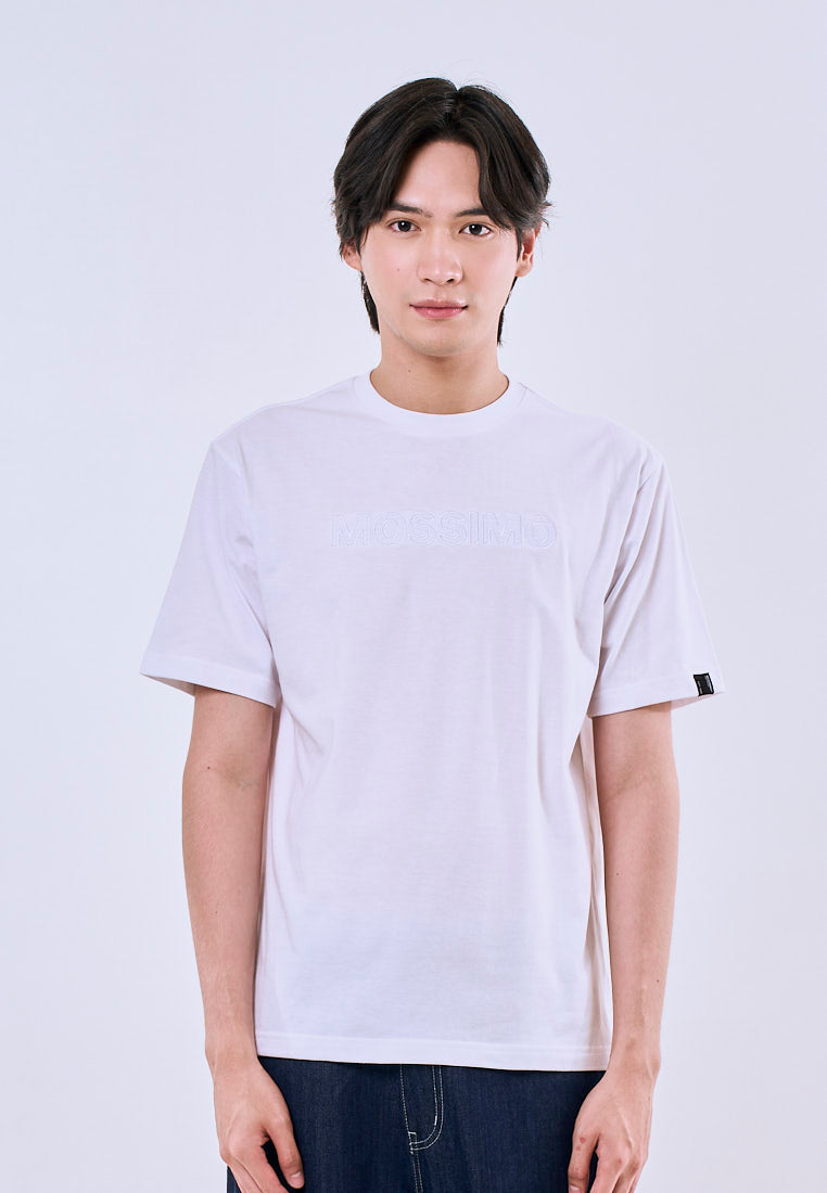 Mossimo Caelan White Classic Fit Tee For Men