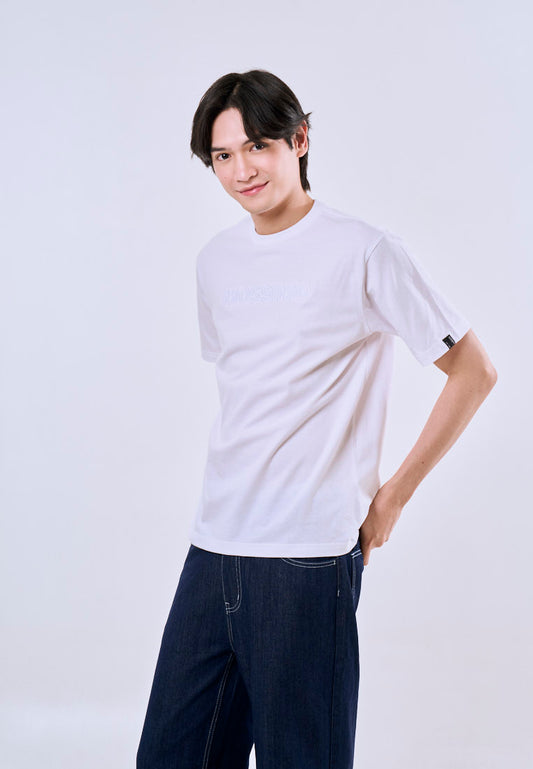 Mossimo Caelan White Classic Fit Tee For Men