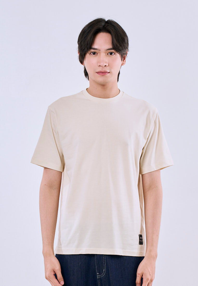 Mossimo Brooks Beige Premium Comfort  Fit Tee For Men