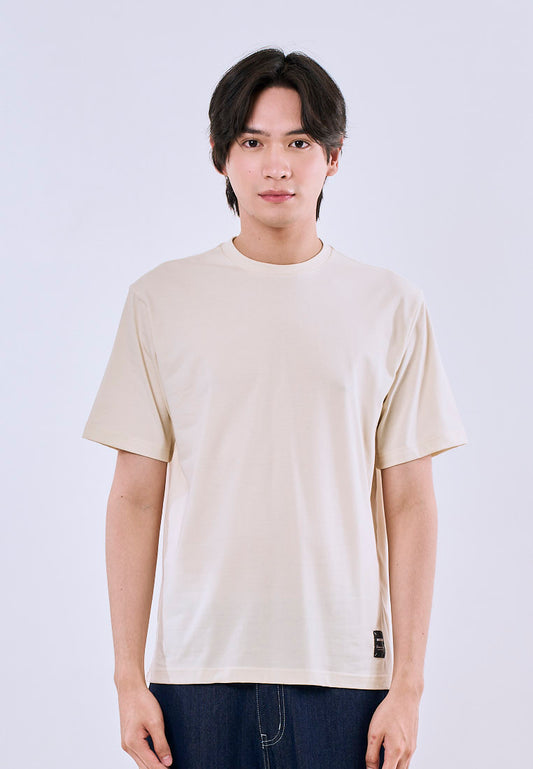 Mossimo Brooks Beige Premium Comfort  Fit Tee For Men