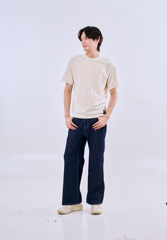 Mossimo Brooks Beige Premium Comfort  Fit Tee For Men