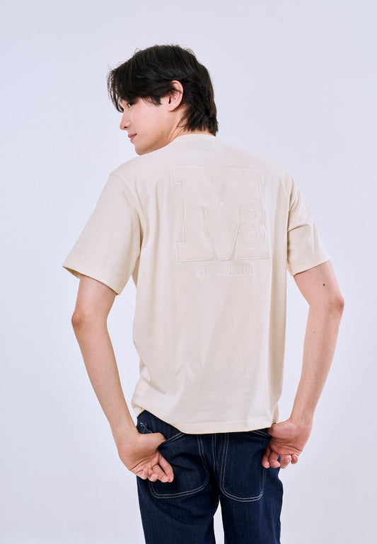 Mossimo Brooks Beige Premium Comfort  Fit Tee For Men