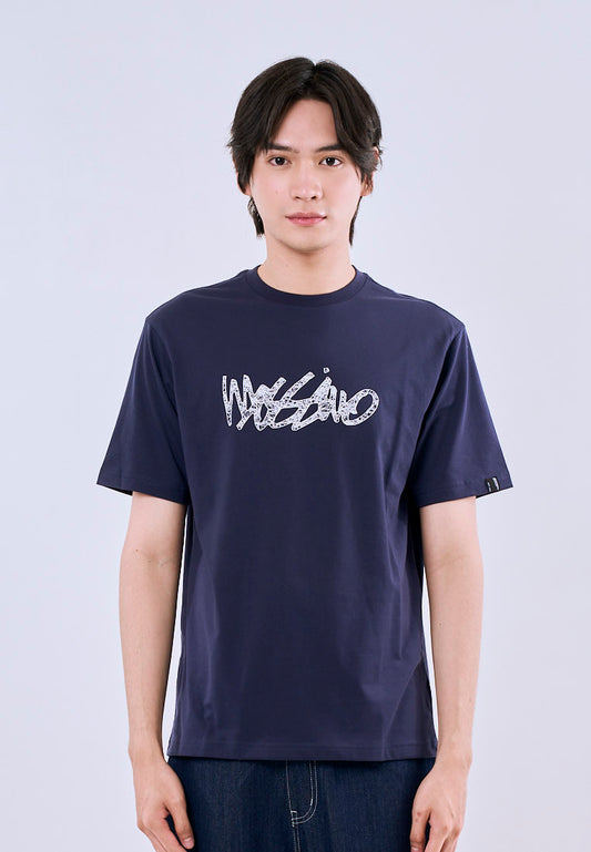 Mossimo Thaddeus Navy Blue Comfort Fit Tee For Men