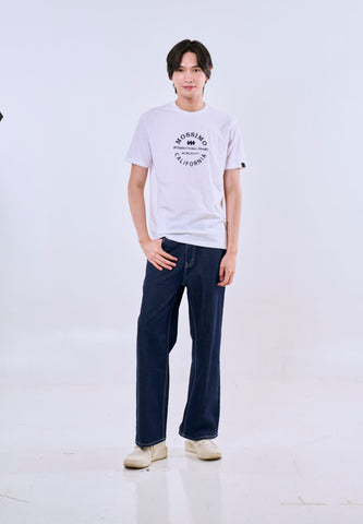Mossimo Lior White Classic Fit Tee For Men