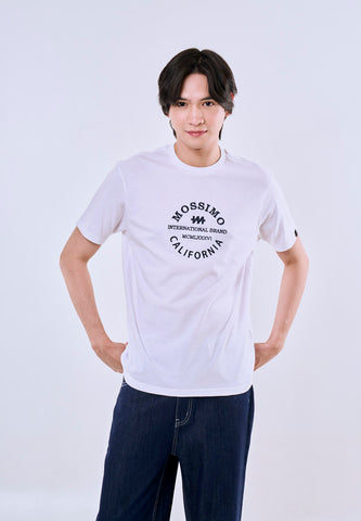 Mossimo Lior White Classic Fit Tee For Men