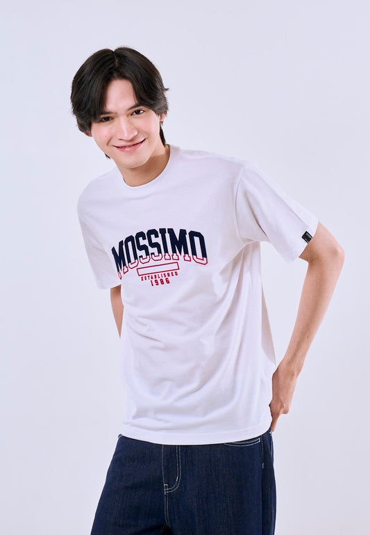 Mossimo Kenzo White Comfort Fit Tee For Men