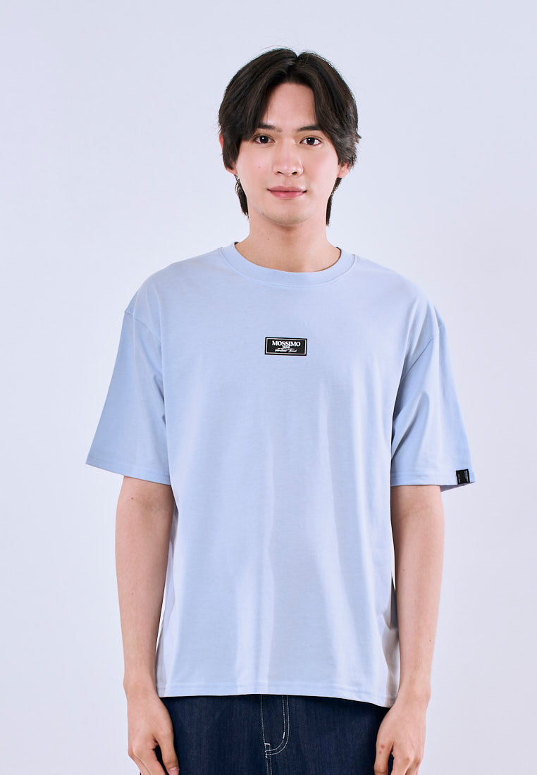 Mossimo Alder Baby Blue Modern Fit Tee For Men