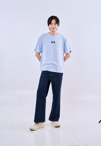 Mossimo Alder Baby Blue Modern Fit Tee For Men