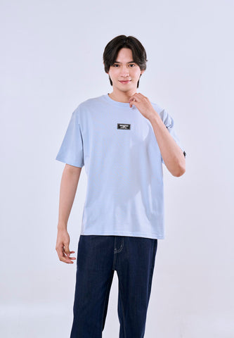 Mossimo Alder Baby Blue Modern Fit Tee For Men