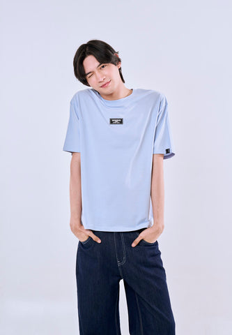 Mossimo Alder Baby Blue Modern Fit Tee For Men