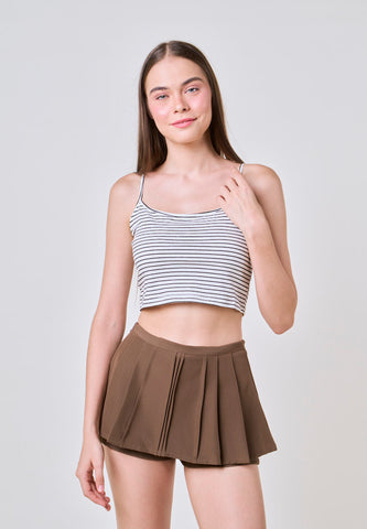 Nadine Stripe Cropped Tank Top