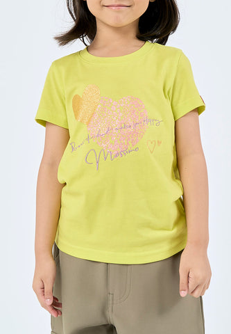 Mossimo Kids Roselle Yellow Green Basic Tshirt