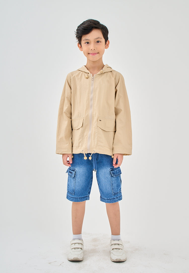 Mossimo Kids Pj Light Beige Hooded Jacket