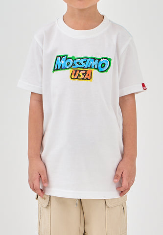 Mossimo Kids Zyro White Graphic Tshirt