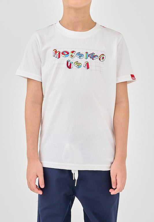 Mossimo Kids Aeron White Basic Tshirt