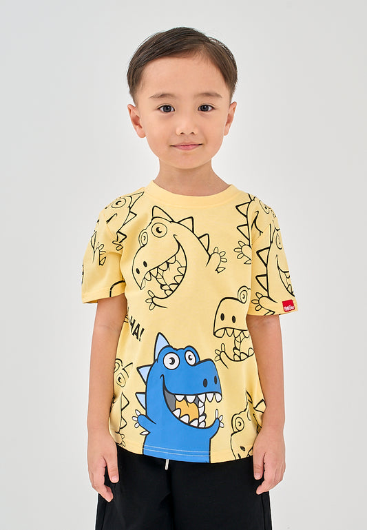 Mossimo Kids Jameson Yellow Black Boys Short Set