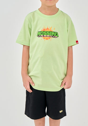 Mossimo Kids Zedrick Light Green Graphic Tshirt