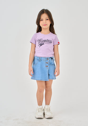 Mossimo Kids Pauline Lavander Basic Cropped Top