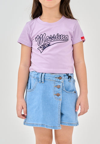 Mossimo Kids Pauline Lavander Basic Cropped Top