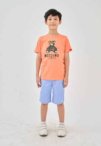 Mossimo Kids Marc Apricot Orange Mossybear Graphic Tshirt