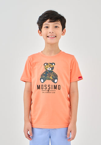 Mossimo Kids Marc Apricot Orange Mossybear Graphic Tshirt
