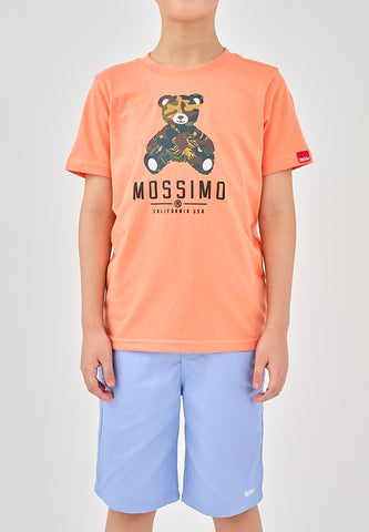 Mossimo Kids Marc Apricot Orange Mossybear Graphic Tshirt