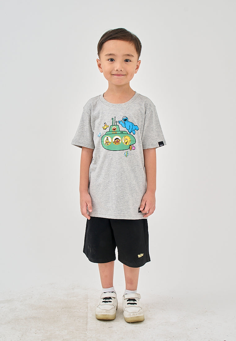 Mossimo Kids Mikee Heather Gray Sesame Street Tshirt