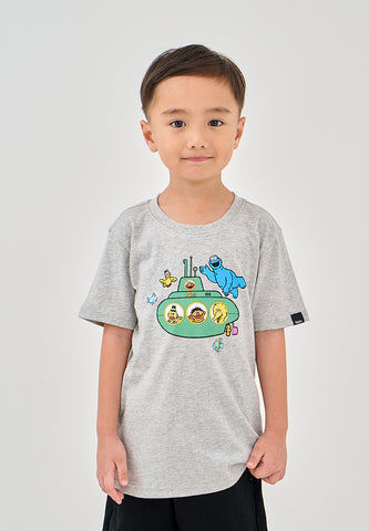 Mossimo Kids Mikee Heather Gray Sesame Street Tshirt
