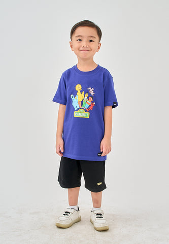 Mossimo Kids Rhance Blue Sesame Street Tshirt
