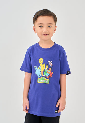 Mossimo Kids Rhance Blue Sesame Street Tshirt