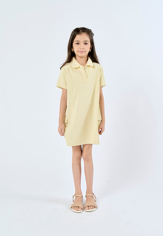 Mossimo Kids Juliana Cream Textured Dress