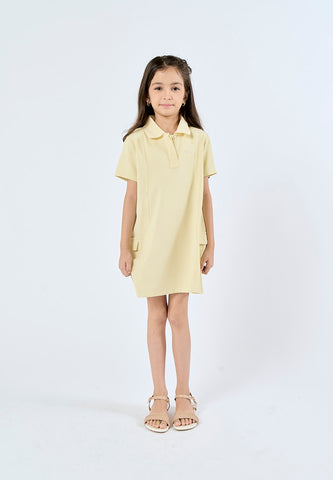 Mossimo Kids Juliana Cream Textured Dress