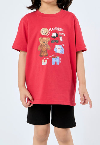 Mossimo Kids Franky Crimson Regular Tshirt