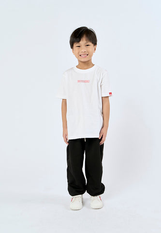 Mossimo Kids Lennart White Graphic Round Neck Regular Tshirt