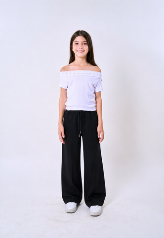 Mossimo Kids Marinelle Black Wide Track Pants