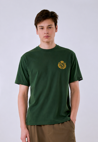 Mossimo Men's Forest Green Basic Logo Comfort Fit Tee