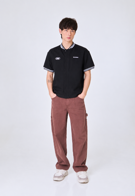 Mossimo Nico Choco Brown Loose Fit Mid Rise Carpenter Pants