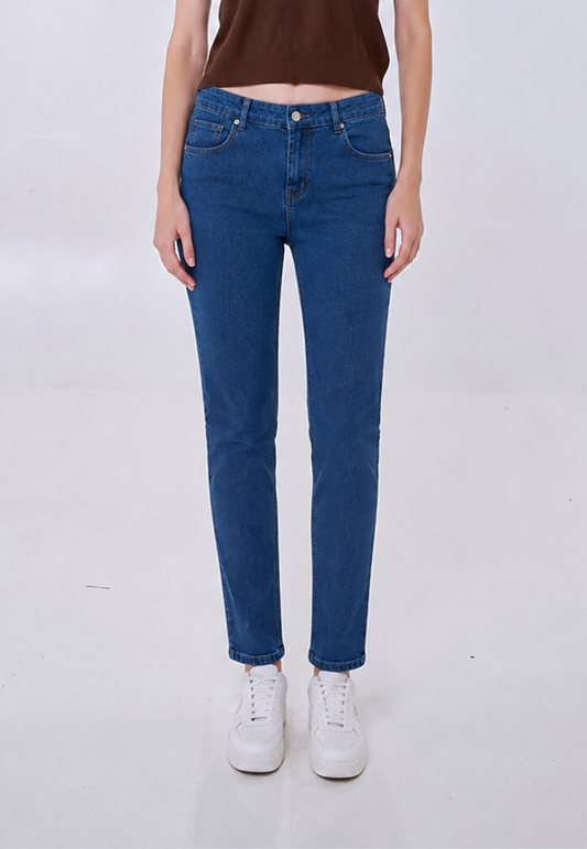 Mossimo Elara Medium Blue Five Pocket Skinny Jeans