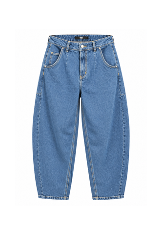 Mossimo Women's Denim Blue Barrel Jeans